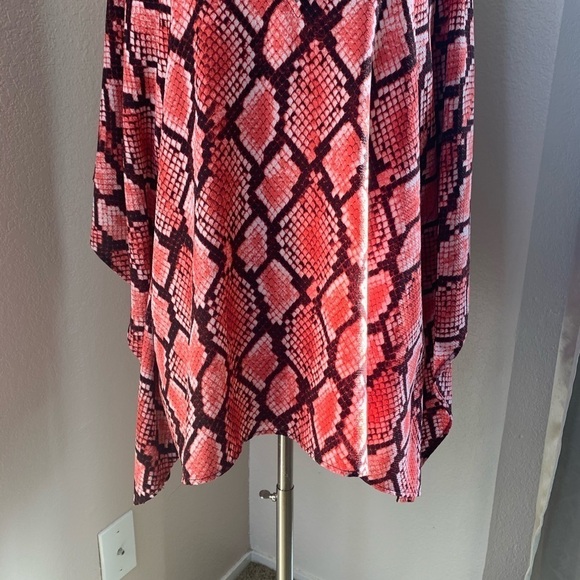 Michael Michael Kors Snake Print Poncho/Blouse - Picture 4 of 8